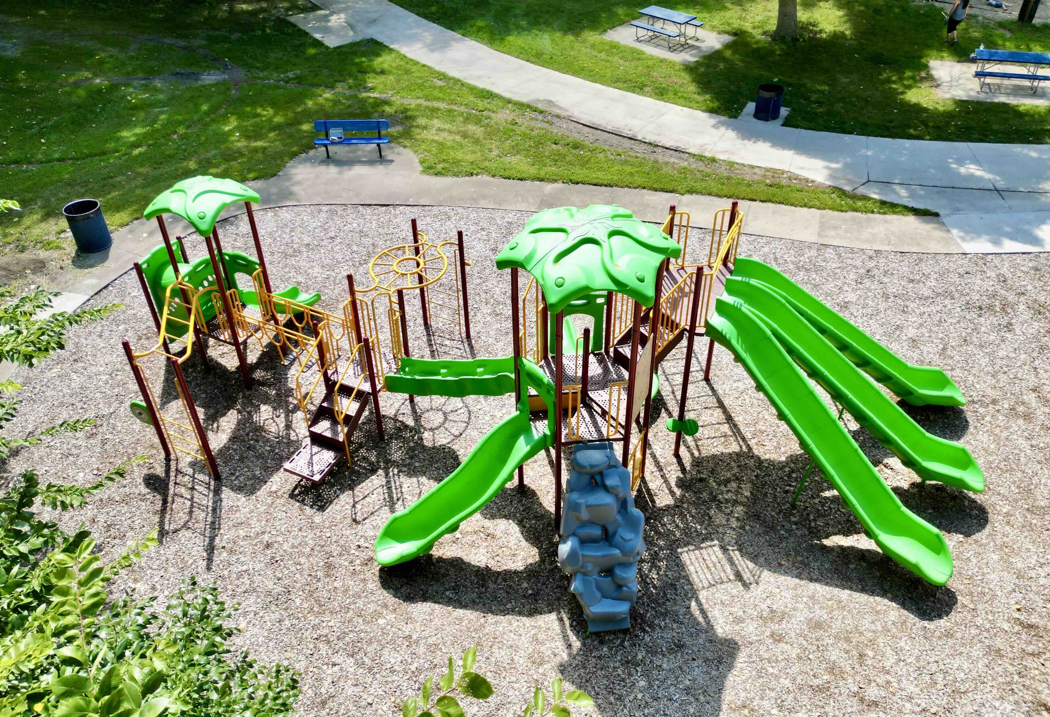 NDS Inclusive Playground with Ziplines